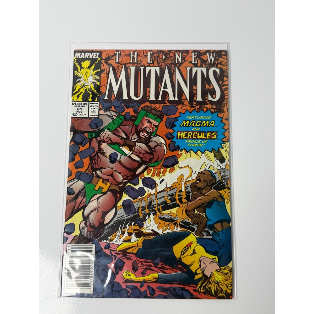 The New Mutants #81 1989 Marvel Comics Hercules Magma Rob Liefeld Cover